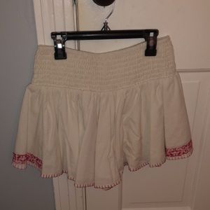 botique flowy skort